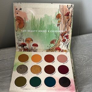 NWOT Colourpop Raw Beauty Kristi Vibrant Eyeshadow Palette